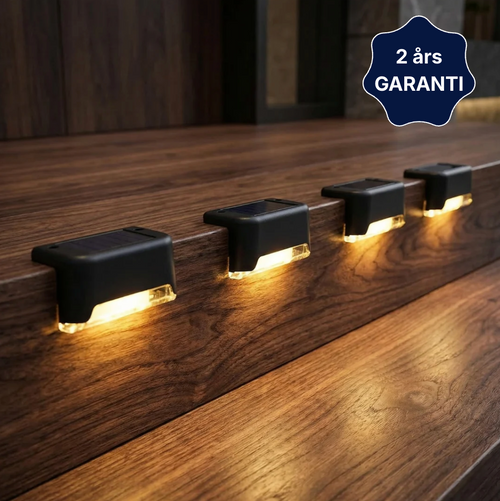 Trådløs solcellelampe til altan