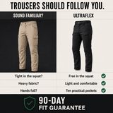 Trousers should follow you — Ultraflex compared